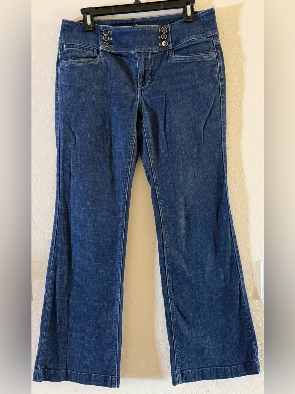 White House Black Market, size 6R, trouser leg jeans